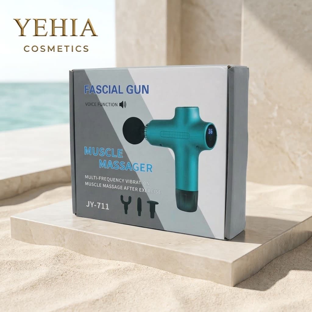 JY-711 Voice Function Fascial Gun & Muscle Massager